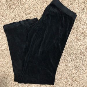 Black Juicy Velour Sweat pants